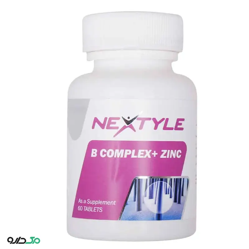 قرص ب کمپلکس + زینک نکستایل 60 عددی